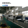 PLASTIC PE FIBER MAKING MACHINE FOR ROPE/NET/BRUSH FLAKES STAPLE RECYCLED POLYESTER EXTRUSION LINE PET PRODUCTION