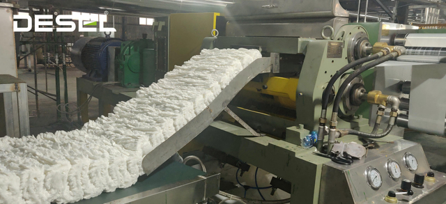 Hollow fiber production line
